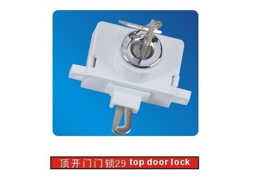 Top metallo plastica frigorifero / congelatore Door Lock Hardware con due tasti