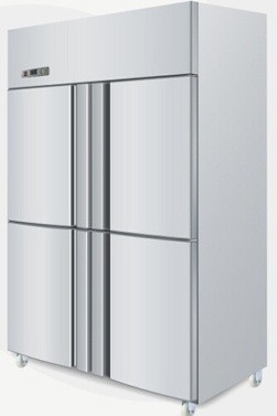 La grande auto di alta efficienza 870L disgela il frigorifero della porta del congelatore 4 per la mensa