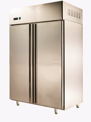 frigorifero dritto commerciale asiatico della doppia porta 900L per il supermercato, 1215x800x1930