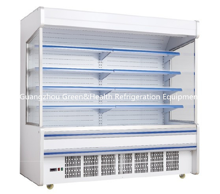 Refrigeratore aperto grigio di Multideck bevanda/della frutta regolabile per il negozio di alimentari