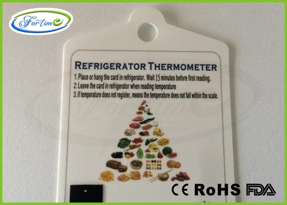Striscia sensibile al calore del termometro del frigorifero dell'a cristallo liquido del termometro del congelatore di frigorifero
