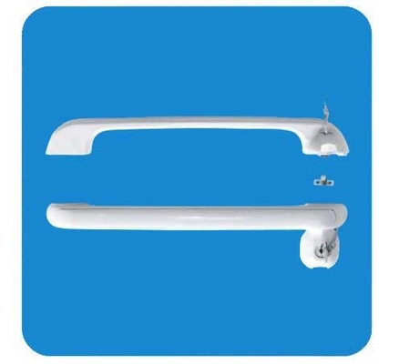 Turno maniglia della porta esterna ABS Freezer Hardware con bloccare 340 mm