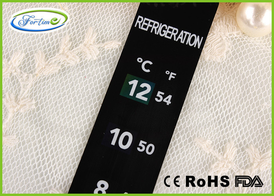 Carta LCD del termometro del frigorifero del PVC del cambiamento di colore per il regalo 0 ~ di promozione alta precisione 12℃