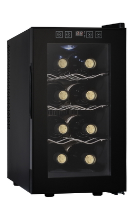 Congelatore di frigorifero commerciale del dispositivo di raffreddamento di vino con il sistema intelligente del termostato