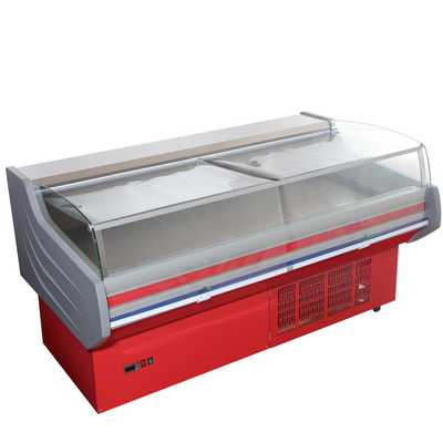 La ghiottoneria di sollevamento delle porte visualizza la vetrina R22/R404a del frigorifero con il raffreddamento dinamico