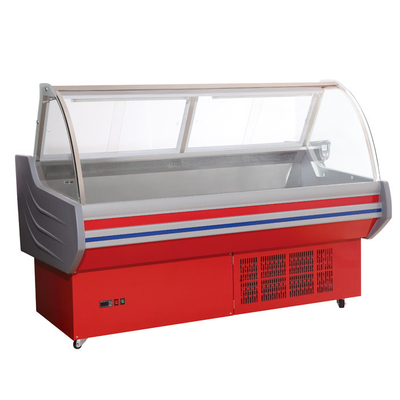La ghiottoneria di sollevamento delle porte visualizza la vetrina R22/R404a del frigorifero con il raffreddamento dinamico