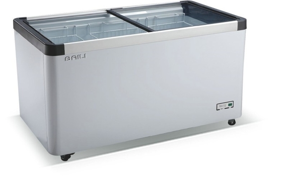 Congelatore di frigorifero commerciale del petto di vetro superiore della porta per alimento congelato WD-330