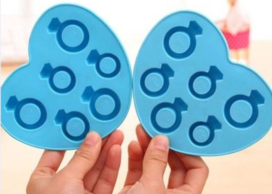 Pentole del silicone della novità/vassoio ghiaccio promozionali del silicone per il frigorifero