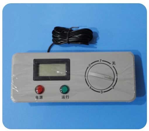 Pannello grigio Heater Thermostat dell'ABS di Digital con l'indicatore rosso e verde del cavo del commutatore LED
