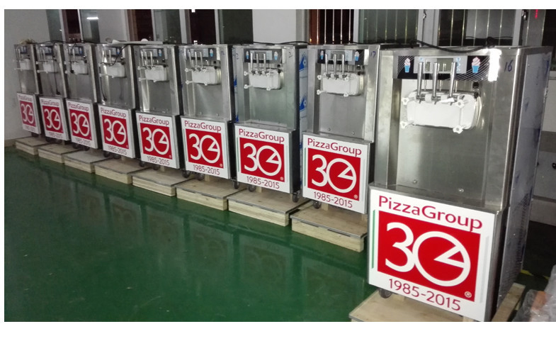 Consumo di energia basso del congelatore del gelato dalla macchina automatica per il mercato della Medio-fine